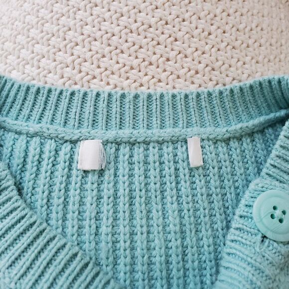 Nordstrom Button Placket Sweater size Small in Mint - Picture 9 of 10